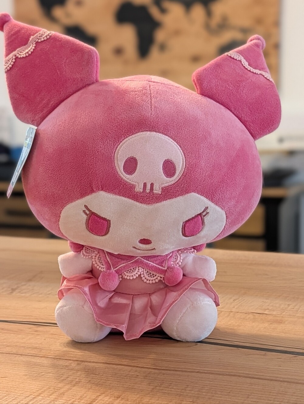 Hello Kitty and Friends - Kuromi 12” Pink Monochrome Plush NWT Discontinued